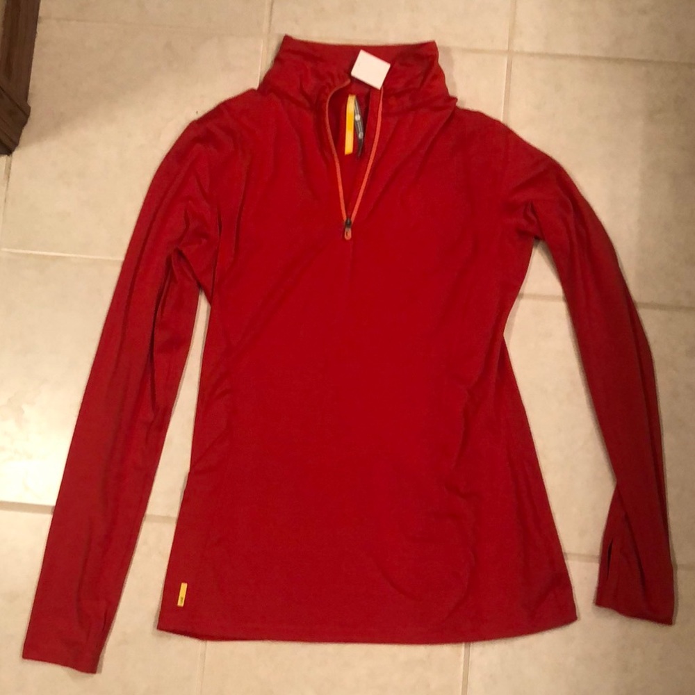 Lole athletic top, long sleeve 3/4 zip, tunic